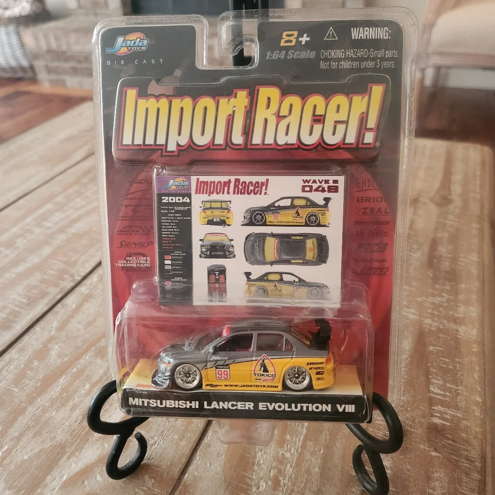 JADA Toys Import Racer! 2004 MITSUBISHI LANCER EVOLUTION VIII Wave 6 #049 NIB